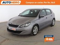 Usado Peugeot 308 Active 92 CV (67 kW) 2014 Gris Berlina