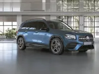 Usado Mercedes GLB200 AMG line 150 CV (110 kW) 2022 Azul denim SUV