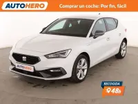 Usado Seat Leon FR 204 CV (150 kW) 2023 Blanco Berlina
