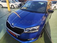 Usado Skoda Fabia Ambition 95 CV (69 kW) 2021 Azul Berlina