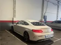 Usado Mercedes C220 AMG line 170 CV (125 kW) 2017 Blanco Coupe