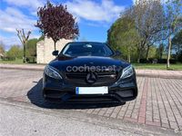 Usado Mercedes C220 AMG line 170 CV (125 kW) 2014 Negro Berlina