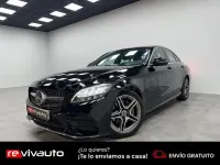 Usado Mercedes C180 156 CV (114 kW) 2019 Negro Berlina