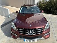 Usado Mercedes ML350 306 CV (225 kW) 2014 Granate SUV