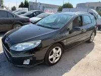 Usado Peugeot 407 136 CV (100 kW) 2005 Negro Familiar