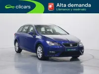 Usado Seat Leon ST Style 116 CV (85 kW) 2020 Azul Familiar