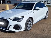 Usado Audi A3 S-Line 116 CV (85 kW) 2021 Blanco Berlina