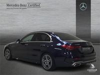 Usado Mercedes C220 AMG line 200 CV (147 kW) 2022 Azul Berlina