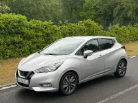 Usado Nissan Micra Tekna 90 HP (66 kW) 2019 Cinzento Citadino