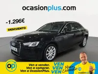 Usado Audi A4 150 CV (110 kW) 2016 Negro Berlina