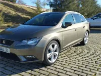Usado Seat Leon ST Style 110 CV (80 kW) 2016 Gris / plata Familiar