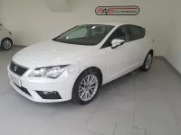 Usado Seat Leon Style Plus 115 CV (84 kW) 2017 Blanco Berlina