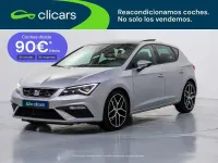 Usado Seat Leon FR 150 CV (110 kW) 2018 Plateado Utilitario