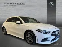Usado Mercedes A180 AMG line 116 CV (85 kW) 2021 Blanco polar Berlina