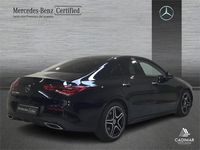 Usado Mercedes CLA200 AMG line 150 CV (110 kW) 2022 Negro noche Berlina