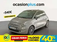 Usado Fiat 500 Lounge 69 CV (50 kW) 2016 Gris Utilitario