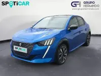 Begagnad Peugeot 208 GT-line 100 HK (73 kW) 2020 Blå Halvkombi