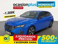 Usado Peugeot 308 Allure 131 CV (96 kW) 2022 Azul Utilitario