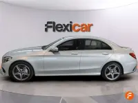 Usado Mercedes C220 AMG line 170 CV (125 kW) 2017 Gris Berlina