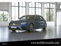 Usado Mercedes A180 AMG line 116 CV (85 kW) 2021 Denim blue  metallic paint Berlina
