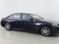 Usado Mercedes S560 AMG line 476 CV (350 kW) 2021 Azul cavansita Berlina