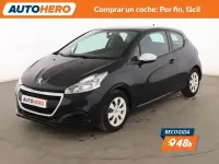 Usado Peugeot 208 68 CV (50 kW) 2015 Negro Utilitario