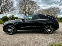 Usado Mercedes EQC400 300 kW (408 CV) 2021 Negro SUV