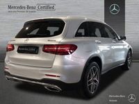 Usado Mercedes GLC220 AMG line 170 CV (125 kW) 2018 Plata iridio