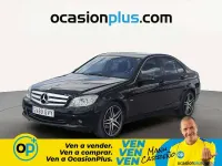 Usado Mercedes C200 Avantgarde 136 CV (100 kW) 2010 Negro Berlina