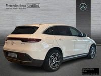Usado Mercedes EQC400 AMG line 300 kW (408 CV) 2020 Blanco SUV