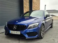Usado Mercedes C43 AMG 390 CV (286 kW) 2017 Azul Coupe