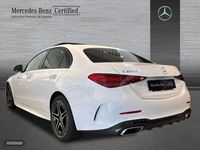 Usado Mercedes C200 AMG line 163 CV (119 kW) 2024 Blanco polar Berlina