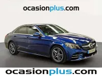 Usado Mercedes C220 AMG 194 CV (142 kW) 2019 Azul Berlina