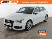 Usado Audi A3 S-Line 125 CV (91 kW) 2015 Blanco Berlina
