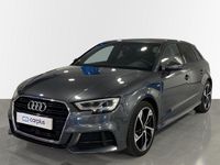 Usado Audi A3 Sportback S-Line 150 CV (110 kW) 2020 Gris mozón (metalizado) Utilitario