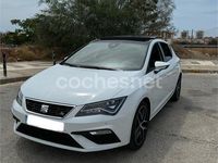 Usado Seat Leon FR 130 CV (95 kW) 2019 Blanco Berlina