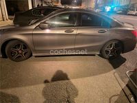 Usado Mercedes CLA220 AMG line 170 CV (125 kW) 2014 Gris / plata Berlina