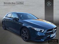Usado Mercedes A200 AMG line 150 CV (110 kW) 2021 Azul Berlina