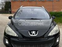 Usado Peugeot 308 SW Premium 110 CV (80 kW) 2009 Negro Familiar