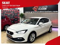 Usado Seat Leon Style 115 CV (84 kW) 2021 Blanco Berlina