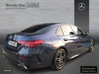 Usado Mercedes C220 AMG line 200 CV (147 kW) 2025 Azul sodalita Berlina