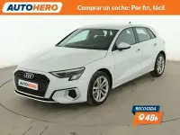 Usado Audi A3 Advanced 116 CV (85 kW) 2021 Blanco Berlina