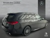 Usado Mercedes C220 AMG line 200 CV (147 kW) 2021 Gris Familiar