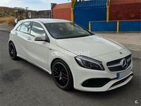 Usado Mercedes A180 AMG line 122 CV (89 kW) 2017 Blanco Berlina