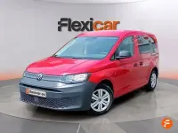 Usado VW Caddy 102 CV (75 kW) 2021 Rojo Monovolumen