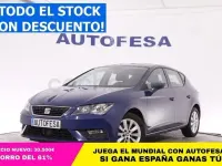 Usado Seat Leon Style 130 CV (95 kW) 2019 Azul Berlina