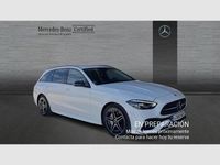 Usado Mercedes C220 AMG line 200 CV (147 kW) 2023 Blanco Familiar