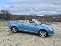 Usado VW Eos 140 CV (102 kW) 2008 Azul Descapotable