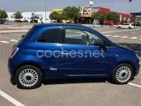 Usado Fiat 500 Lounge 69 CV (50 kW) 2009 Azul Descapotable