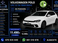 Usado VW Polo Life 95 CV (69 kW) 2022 Blanco Utilitario